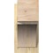 Ekena Millwork Thorton Block Rough Sawn Outlooker, Douglas Fir, 8"W x 16"D x 16"H OUT08X16X16THR05RDF - alternate 4